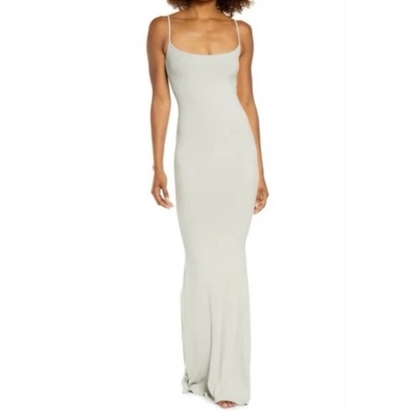 SKIMS Light Gray Maxi Dress - Picture 1 of 4